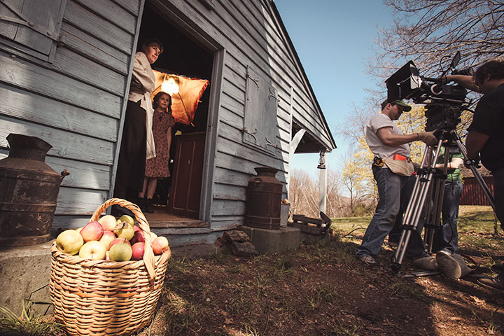 filming Under Jakob's Ladder