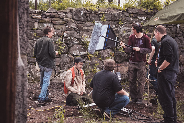 Filming Under Jakob's Ladder